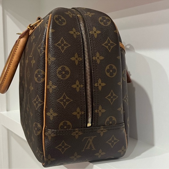 Authentic Louis Vuitton Deauville Brown Monogram Hand Bag w/COA! - Picture 3 of 14